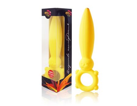 Стимулятор анально-вагинальный BANNY желтый EE-10112-4