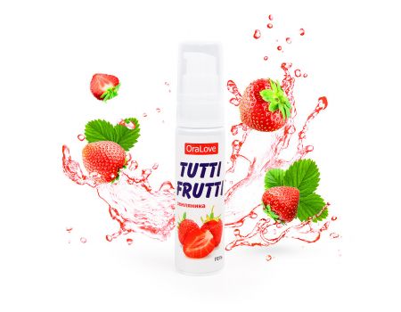 Оральный гель Tutti-Frutti oralove Земляника