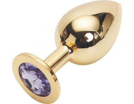 Golden plug large цвет кристалла светло-фиолетовый GL-15