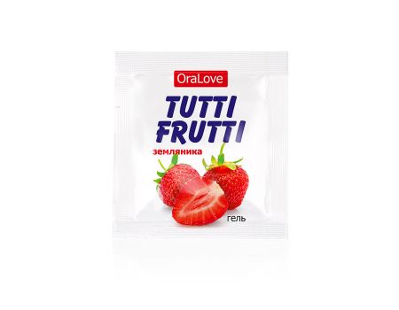 Оральный гель Tutti-Frutti oralove Земляника 4 гр.
